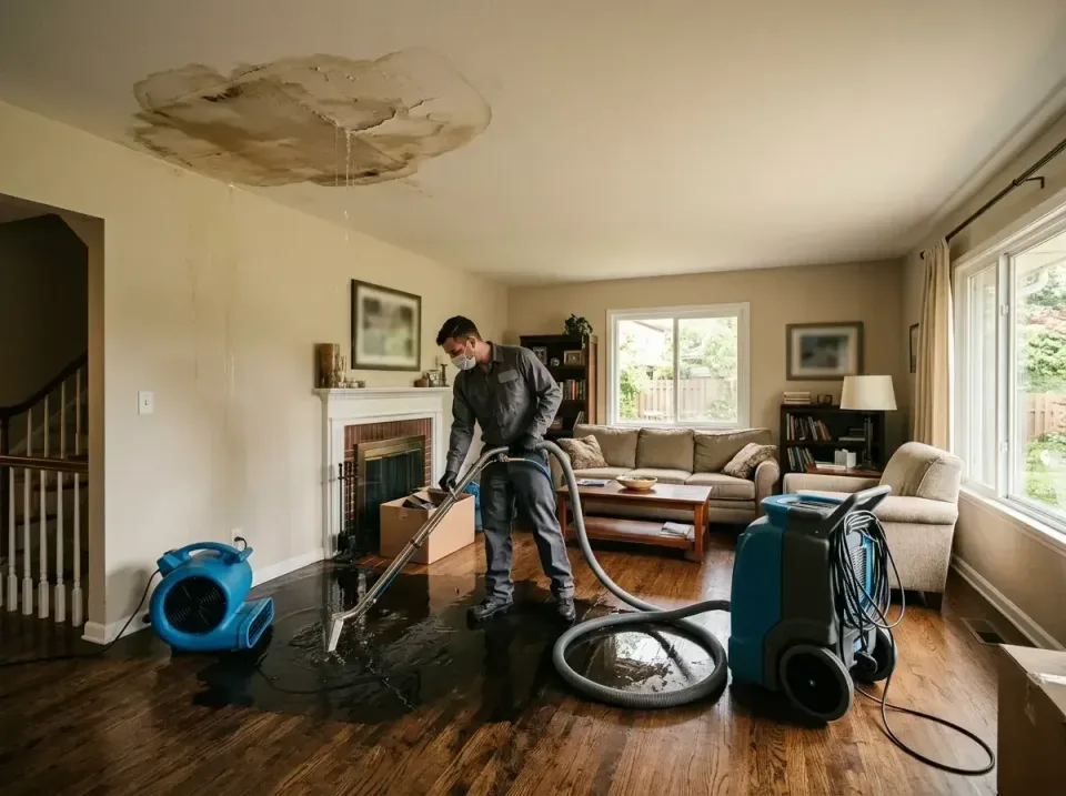 attic-pipe-burst-ceiling-drip-008 — frequently asked questions, Water Damage Restoration & Carpet Care in North Chicago, IL